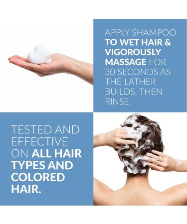 RevivaHair Biotin Shampoo for Men and Women - Volumizing Thinning Hair Care with Rosemary Oil - Procapil & Vitamin E Formula - 8 Fl Oz - Buy Online on SooperMarket.com