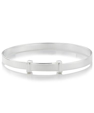 Molly Brown London Sterling Silver Signature Expandable Baby Bangle. Christening Bangle | Baby KeepsakeNew Baby Gift