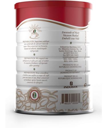 Santo Domingo Ground Dominican Coffee Can 10 Oz - 283g - Buy Online on SooperMarket.com