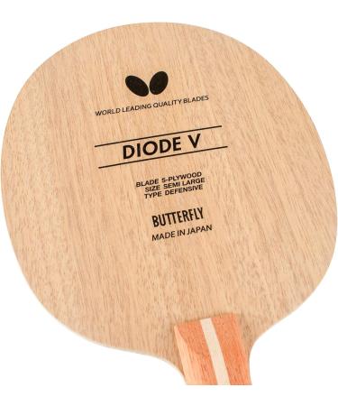 Diode V Butterfly Table Tennis Blade - Professional All-Wood Chopper/Defender Blade - Made in Japan (FL/ST Handle) - Buy Online on SooperMarket.com