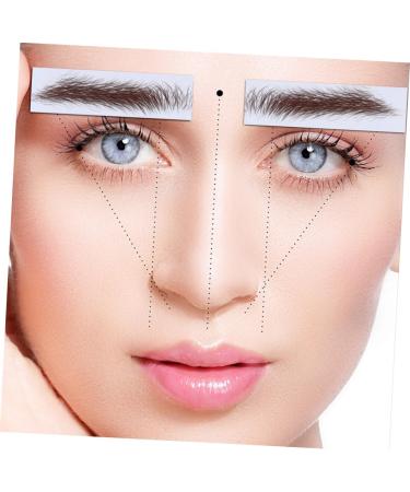 PLAFOPE 4pcs Eyebrow Stickers Eyebrow Transfer Sticker Black Stickers Eyebrow Stencils 4d Shaper Transport 21x15cm Brown - Buy Online on SooperMarket.com