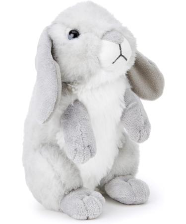 Zappi Co Eco-Friendly Bunny Rabbit Grey Plush Toy (20cm) - Charming Snuggly Safari Collection, 100% Recycled Material - Buy Online on SooperMarket.com
