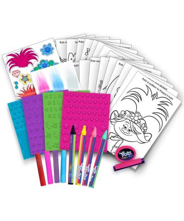 Tara Toys Trolls Hair Designer Rubbing Plates - Multi | Create Colorful Troll Hairstyles - Buy Online on SooperMarket.com