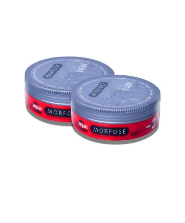 Morfose Hair Gel Wax (175 ml (2-pack) Ultra Aqua) 175 ml (2-pack) Ultra Aqua Red