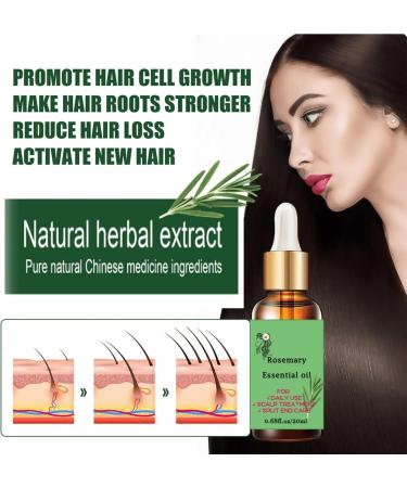 Trendyfave Rosemary Oil For Hair Growth Nourishes Hair Care Essential Oil Anti Frizz Hair Serum Ginger Hair Oil for Dry Damaged Hair | Repairs Smoothens Revitalizes Your Hair - for All Hair Types - Buy Online on SooperMarket.com