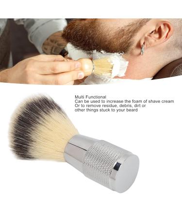 Razor Brush for Men | Portable Synthetic Shaving Brush with Curved Handle for Foam | Ideal for Salon & Travel - Buy Online on SooperMarket.com