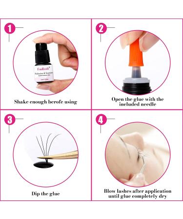 Extra Strong FADLASH Eyelash Extension Glue - 5ml | 8 Weeks Retention | Professional Use Only - Buy Online on SooperMarket.com