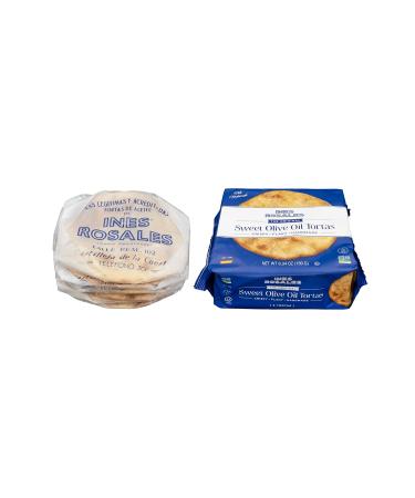 Ines Rosales Original Sweet Olive Oil Tortas - Fine Mediterranean Crisps - 6.34 Oz Pack (Pack of 1) - Buy Online on SooperMarket.com