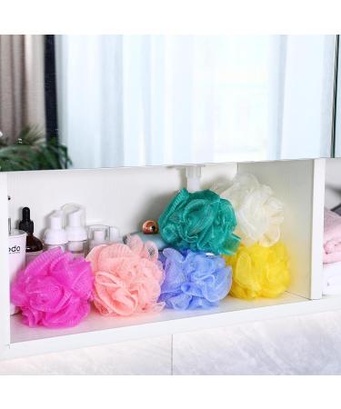 100 Pcs Bath Sponge Shower Loofahs Bulk Exfoliating Body Scrubber Pack - Assorted Colors - Bathing Accessories for Kids, Women, Men - Mesh Balls Travel Cleaning Wash Puff - Buy Online on SooperMarket.com