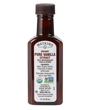 Watkins Organic Pure Vanilla Extract 2 oz - All-Natural Flavoring - Buy Online on SooperMarket.com