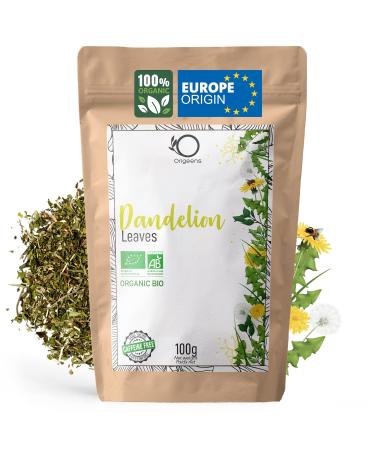 ORIGEENS DANDELION TEA ORGANIC 100g Origin EU | Organic Dandelion tea Detox detox and diuretic tea | Dried Dandelion leaves Dandelion 100g