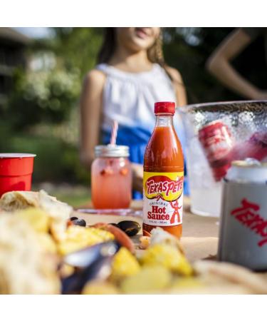 Texas Pete Hot Sauce 340g | Hot sauce with Medium Heat | Perfect Spread over Pizza Burgers and Nachos | Imported from America | Pack of 2 - Buy Online on SooperMarket.com