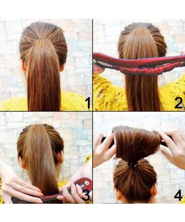 JIAHAO Magic Silk Wire Hair Styling Roll Bun Clip Maker - Small - Buy Online on SooperMarket.com