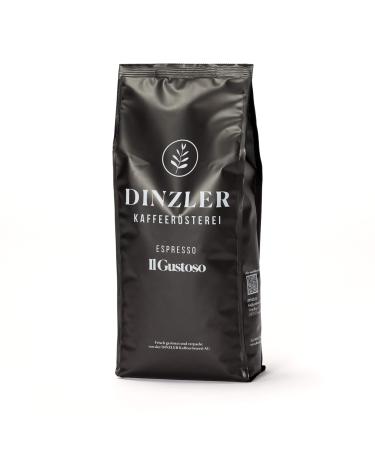 Dinzler Coffee Roastery - Espresso Il Gustoso - Espresso Caf Gourmet Coffee as whole bean (1kg whole bean)