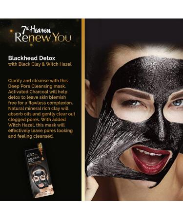 7th Heaven RenewYou Golden Luxury Skincare Gift Set - Contains a Variety of Face Masks to Cleanse and Hydrate Skin Gold Cosmetic Bag and Soft Cleansing Face Cloth - Buy Online on SooperMarket.com