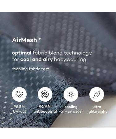 Konny Baby Carrier Original AirMesh - Custom Fit Carrier Hassle-Free Easy to Wear Infant Sling Wrap Perfect for Newborn Babies up to 44 lbs Toddlers (Mint S) S 02AirMesh-Mint - Buy Online on SooperMarket.com