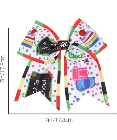 Toseky Bow Hair Clips for Girls - Cartoon Back to School Hair Barrettes Chic Hair Accessories Portable Barrettes for Students - Buy Online on SooperMarket.com