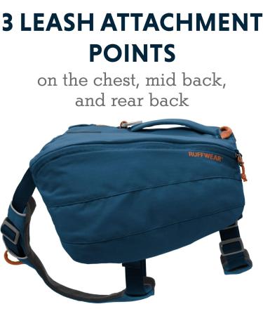 Luffwear Hundred Backpack for Small Dogs - Comfortable Saddlebag for Day Hikes | XS Blue Moon - Buy Online on SooperMarket.com