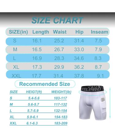 ABTIOYLLZ Men's Compression Shorts 3 Pack - Running Workout Athletic Underwear with Pocket - Black/Red/Blue - Size 84 Large - Buy Online on SooperMarket.com
