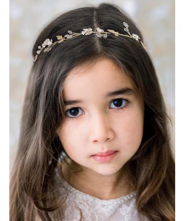 SWEETV Handmade Flower Girl Headpiece for Wedding and Birthday Parties - Princess Hair Accessories for Toddlers - Buy Online on SooperMarket.com