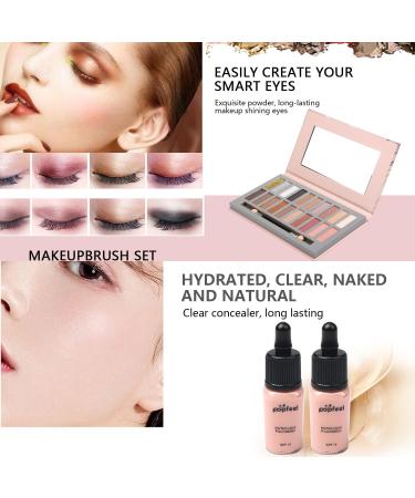 All-in-One Makeup Kit - 20 Colors Eyeshadow Palette RUIGPRO Foundation Brushes & More - Perfect Gift for Women Girls & Teens | International Shipping - Buy Online on SooperMarket.com