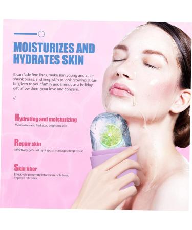 Buy NOLITOY Silicone Face Ice Roller - Purple Ice Facial Massage Tool for Glowing Skin | International Shipping Available - Buy Online on SooperMarket.com