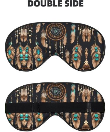 SSIMOO Adjustable Feather Sleep Mask - Breathable & Fashionable Eye Mask for Comfortable Sleep - International Shipping Available - Buy Online on SooperMarket.com