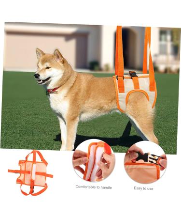 GANAZONO Lift Portable Belt Leg Dog Support Injured Recovery Sling Band Harness Rehabilitation Protective XL Orange - Buy Online on SooperMarket.com
