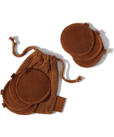 SWEET JULY Reusable Face Rounds - 100% Cotton Soft & Absorbent Eco-Friendly Skincare Includes Washable Bag (Pack of 7) - International Shipping Available - Buy Online on SooperMarket.com