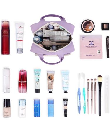 Large Purple Travel Toiletry Bag - Women's Makeup Organizer - Buy Online on SooperMarket.com