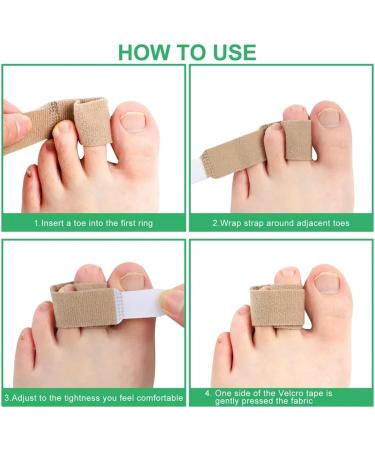 Overlapping Toe Straps for Toe Correction & Finger Fractures - Khaki One Size - Buy Online on SooperMarket.com