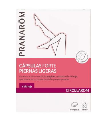 Pranar m Circularom C psulas Forte para Piernas Ligeras - Ayuda en Retenci n de Agua y Mejora Circulaci n - 30 C psulas Disponibles Internacionalmente - Buy Online on SooperMarket.com