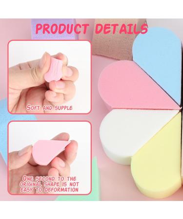 Reusable Petal Makeup Sponges Set - 16pcs Cosmetic Beauty Blender for Girls and Women - Buy Online on SooperMarket.com