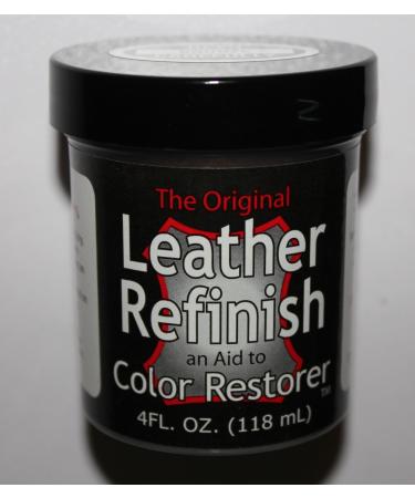 Black - Leather Refinish an Aid to Color Restorer