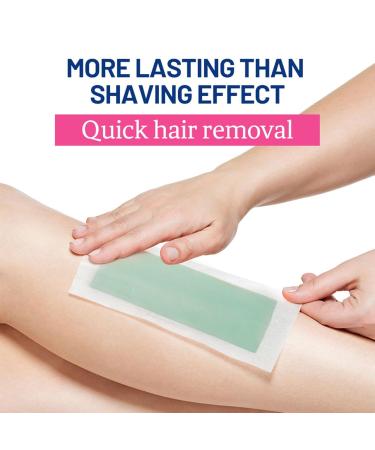 20 Wax Strips for Hair Removal - Gentle & Safe Deep-Cleaning Wax for Dry Skin - Perfect for Home Use - Buy Online on SooperMarket.com