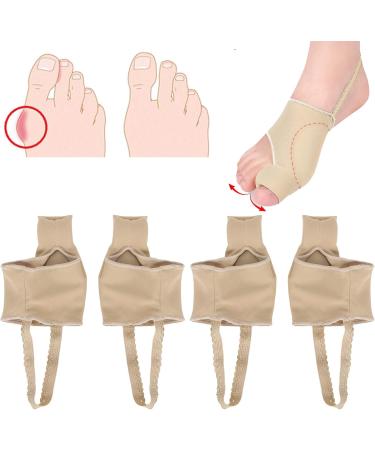 2 Pairs Hallux Valgus Bunion Toe Rails | Big Toe Separator & Foot Care Tools for Day & Night Support - Buy Online on SooperMarket.com