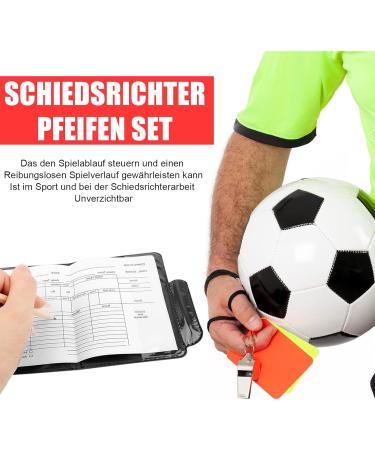 Buy Gvivej Referee Set - Football Referee Cards & Whistle Kit for Sports Coaching | International Shipping Available - Buy Online on SooperMarket.com