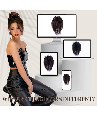 PORSMEER Claw Clip Ponytail Hair Extension - Dark Brown 10 Inch - Buy Online on SooperMarket.com