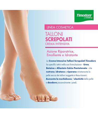 Timodore Intensive Heel Cream - Repair Nourish & Moisturize Dry Heels | Made in Italy | 75ml Dermatologically Tested - Buy Online on SooperMarket.com