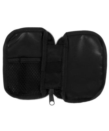 Healeved Zipper Case 2Pcs diabetic carrying pouch diabetic storage case diabetic bag sphygmomanometer Zipper Storage Bags