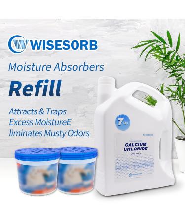 Buy Wisesorb 7 LBS Calcium Chloride Desiccant - Reusable Dehumidifier & Moisture Absorber | International Shipping Available - Buy Online on SooperMarket.com