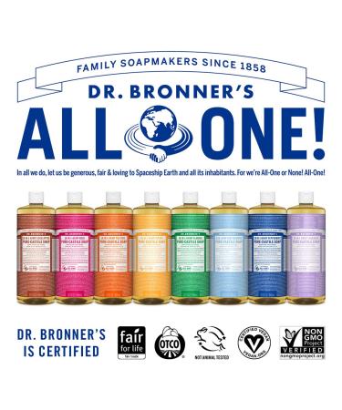 Dr. Bronner's Organic Citrus Castile Liquid Soap - 1 Gallon | 18-in-1 Uses for Face, Body, Hair, Laundry, Pets & Dishes | Vegan & Non-GMO | Concentrated Formula | 128 Fl Oz - Buy Online on SooperMarket.com