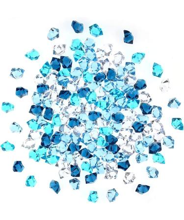 DomeStar Premium Blue Fake Ice - 150PCS Acrylic Ice Rocks for Vase Fillers Decoration - Buy Online on SooperMarket.com