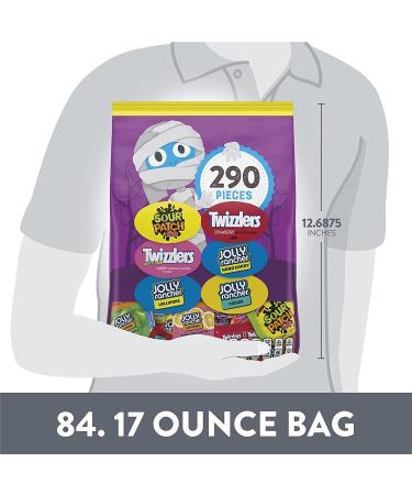 Hershey and Mondelez Fruit Flavored Assortment Chewy and Hard Candy  Halloween  84.17 oz Bulk Variety Bag (290 Pieces) - Buy Online on SooperMarket.com