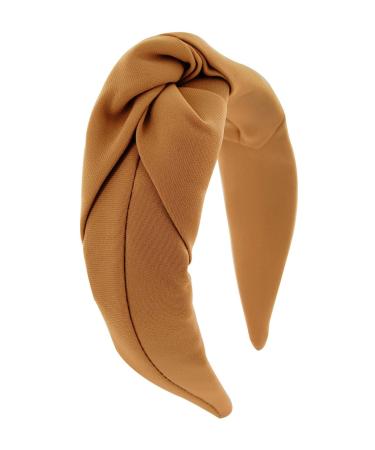 axy Elegant Headband in Fashionable Design Beautiful Women's Headband Hair Accessories HRM3 (Orange Brown) orange-brown