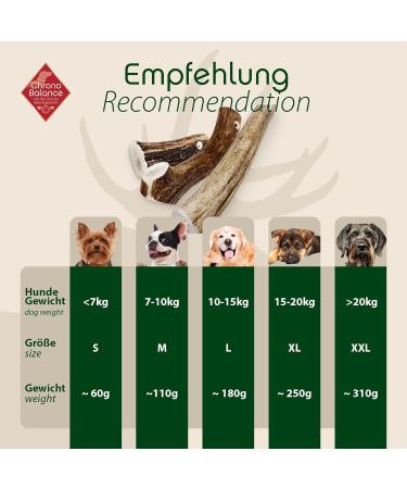 Chronobalance XS (5 Set) 100% Deer Antler Dog Toys & Treats | Additive-Free Chewing Bones | Whole Cake Stuff for Dogs - Buy Online on SooperMarket.com