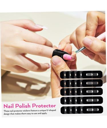 Beavorty 400 Sheets Nail Art Anti-spill Stickers Nail Gel Polish Nail Polish Nail Protectors for Fingers Cuticle Protector for Nail Painting Nail Tape Manicure Tool 3.00X2.50X0.10CMx4pcs As Shownx4pcs - Buy Online on SooperMarket.com