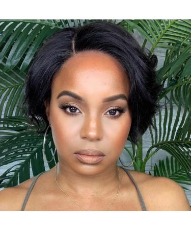 6 Inch 1B Human Hair Pixie Cut Wig for Black Women - Bilisar Short Pixie Wig - Buy Online on SooperMarket.com