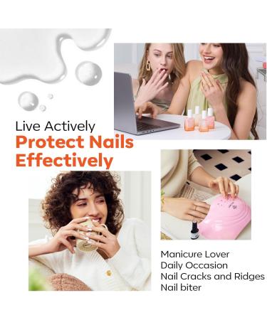 Modelones 8-in-1 Nail Care Ridge Filling Strengthener Treatment - 15ml Milky White - Buy Online on SooperMarket.com