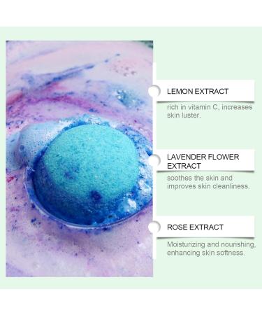Neamou Bubble Bath Ball Bath Bubble Salt Ball - Moisturizing Bath Balls for Women Natural Bubble Bath Balls for Relaxing and Skin Smoothing - Buy Online on SooperMarket.com